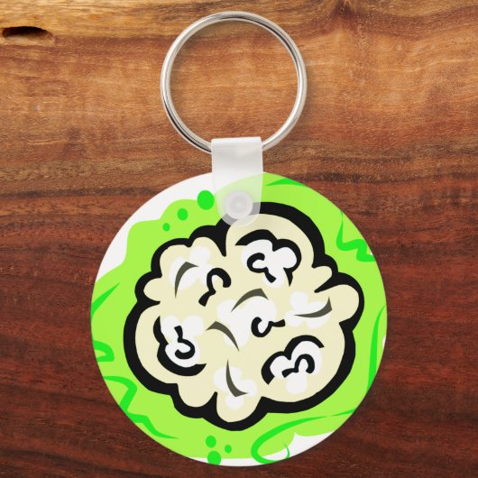 Bloemkool Sleutelhanger (Voorkant)