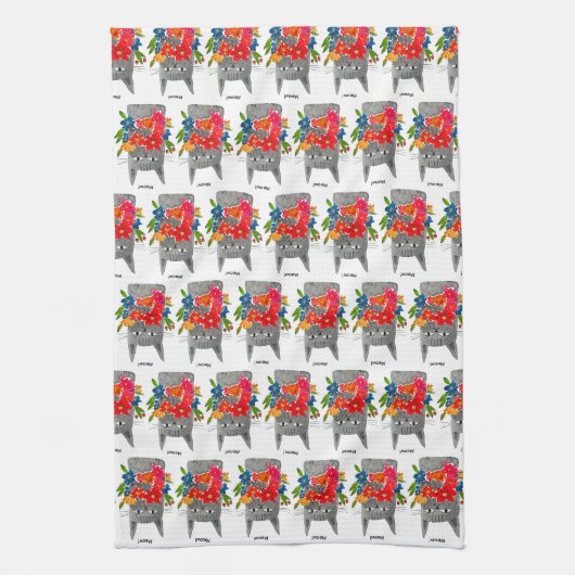 Bloemkool Theedoek (Verticaal)