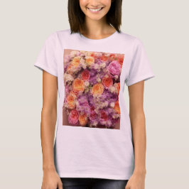 Bloemkool van Bouquet Vrouwen Roze T-Shirt