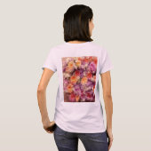 Bloemkool van Bouquet Vrouwen Roze T-Shirt (Achterkant volledig)