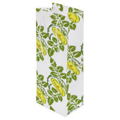  bloemkool voor behangselpapier wijn cadeautas (Achterkant Gekanteld)