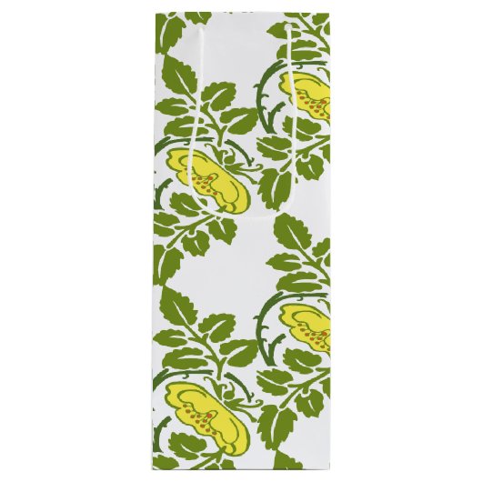  bloemkool voor behangselpapier wijn cadeautas (Voorkant)