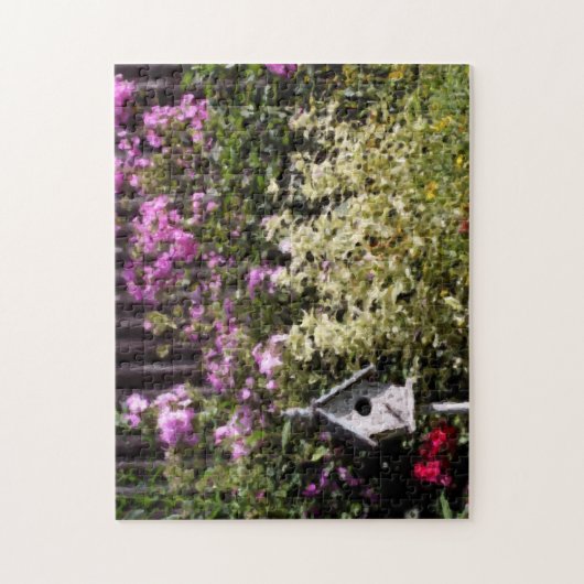 Bloemkool voor de bloemenstal legpuzzel (Verticaal)