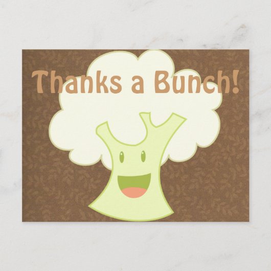 bloemkoolbos briefkaart (Voorkant)