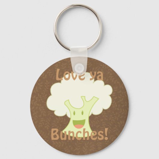 bloemkoolbos sleutelhanger (Voorkant)