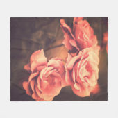 bloemkoolzaad, bloem, roos, antiek, bc fleece deken (Voorkant (Horizontaal))