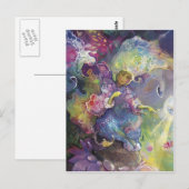 Bloemkoorts*** Briefkaart (Voorkant / Achterkant)