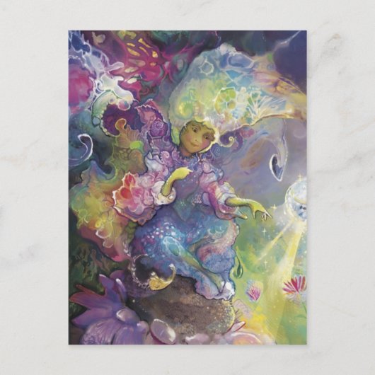 Bloemkoorts*** Briefkaart (Voorkant)