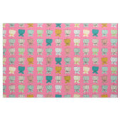 bloemkopje roze stof (Fat Quarter)