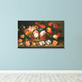 Bloemkorf, 1625 canvas afdruk (Insitu (Houten vloer))