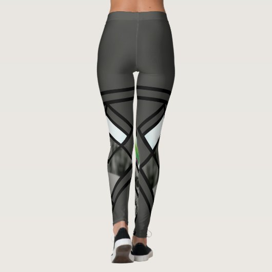 bloemkousen leggings (Achterkant)