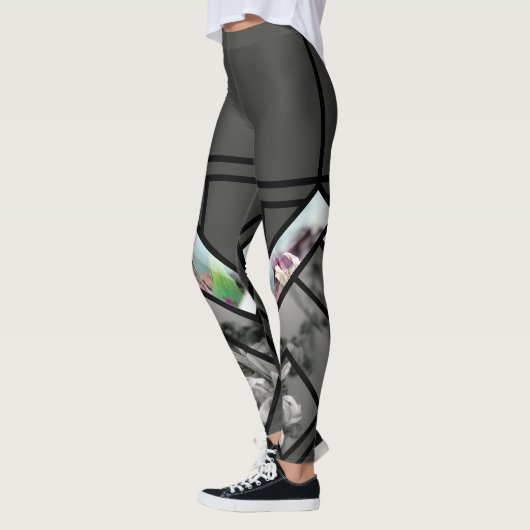 bloemkousen leggings (Links)