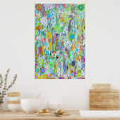 Bloemkracht 24 x 36 Poster (Keuken)