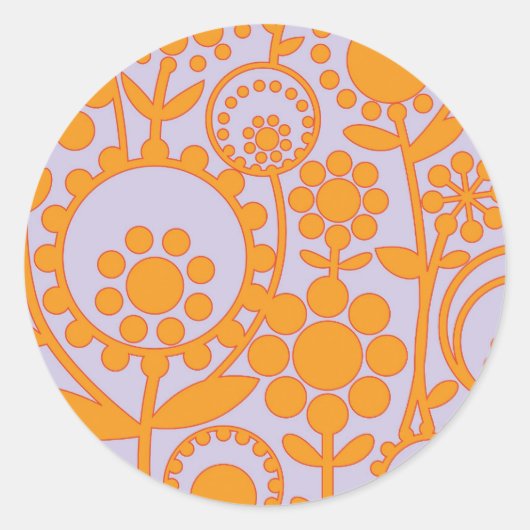 bloemkracht 3 ronde sticker (Voorkant)