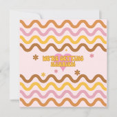 Bloemkracht 60's 70's We gaan trouwen Kaart (Voorkant)