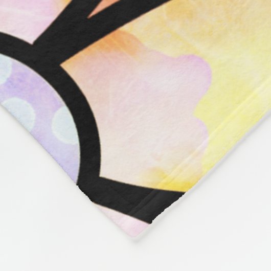 Bloemkracht 60x80 fleece deken (Hoek)