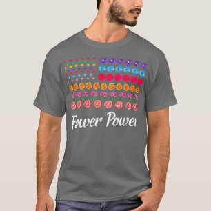 Bloemkracht Amerikaanse vlag bloemist tuinman T-shirt