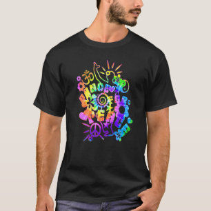 Bloemkracht Dans voor vrede Batik Stijl 1 Groov T-shirt