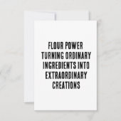 Bloemkracht - gewone ingrediënten omzetten in bedankkaart (Voorkant)