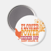 Bloemkracht Kip Coop Magneet (Voorkant / Achterkant)