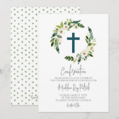 Bloemkrans bevestiging kaart (Voorkant / Achterkant)