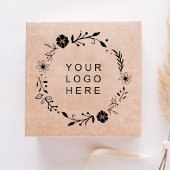 bloemkrans | Custom Company Business Logo Zelfinktende Stempel