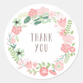 bloemkrans | Dank u Stickers (Voorkant)