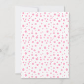 Bloemkrans Hedgehog Verjaardagsfeestuitnodiging Kaart (Achterkant)