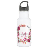 Bloemkrans met twijgen waterfles (Voorkant)