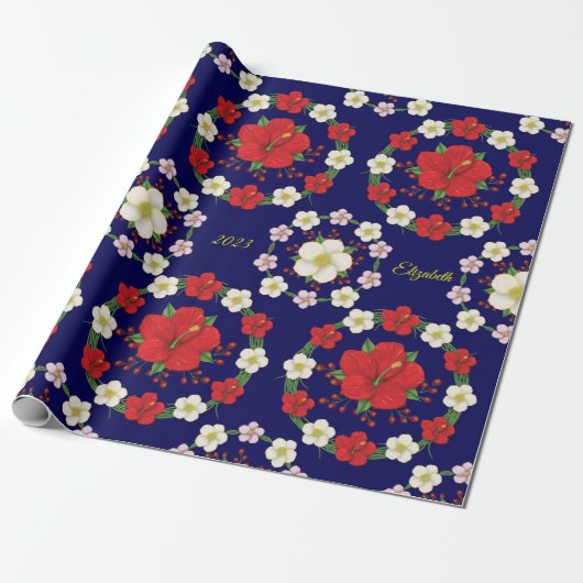 Bloemkroon. B RH&YF Cadeaupapier (Uitgerold)