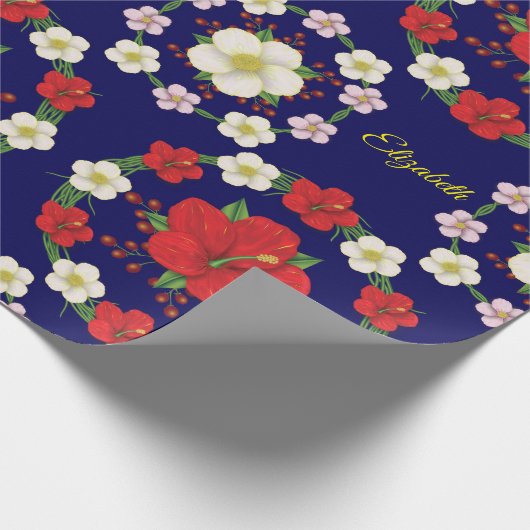 Bloemkroon. B RH&YF Cadeaupapier (Hoek)