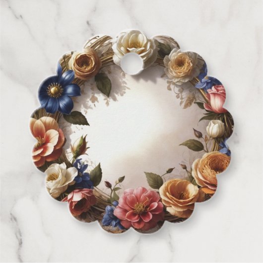 Bloemkroon Bedankjes Labels (Voorkant)