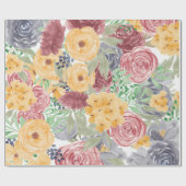 Bloemkroon Cadeaupapier (Vlak)