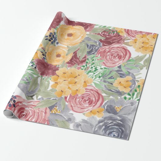 Bloemkroon Cadeaupapier (Uitgerold)