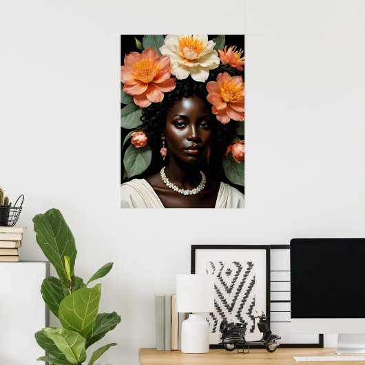 Bloemkroon Poster (Thuiskantoor)