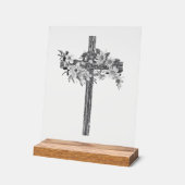 Bloemkruis Acrylaat Bord (Hoek)