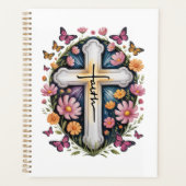 Bloemkruis van het geloof planner (Voorkant)