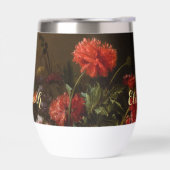  Bloemkunst Bloemen Elegant Gouden Monogram (Links)