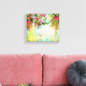 Bloemkunst Canvas Afdruk (Insitu (Woonkamer))