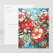 Bloemkunst Feestdagenkaart (Voorkant / Achterkant)