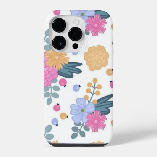 Bloemkunst iPhone Hoesje (Achterkant)