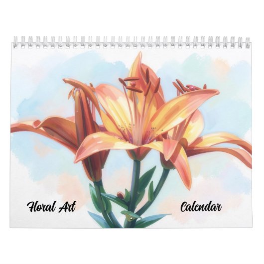 Bloemkunst Kleurrijke Bloemen Kalender (Hoes)