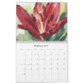 Bloemkunst Kleurrijke Bloemen Kalender (Feb 2027)