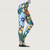 Bloemkunst patroon vol leggings (Rechts)
