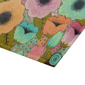 Bloemkunst schilderij Bloemen Kunstenaar Pip Gerar Snijplank (Hoek)