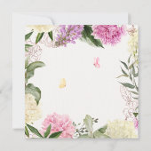 Bloemkunst verjaardag kaart (Achterkant)