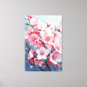 Bloemkunstwerk 001 sakura canvas afdruk (Voorkant)
