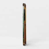 Bloemkunstwerk in elegante gouden lijst Case-Mate iPhone case (Achterkant/links)