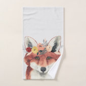 Bloemkweekforestvos Bad Handdoek (Handdoek)