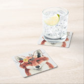 Bloemkweekforestvos Kartonnen Onderzetters (Insitu)